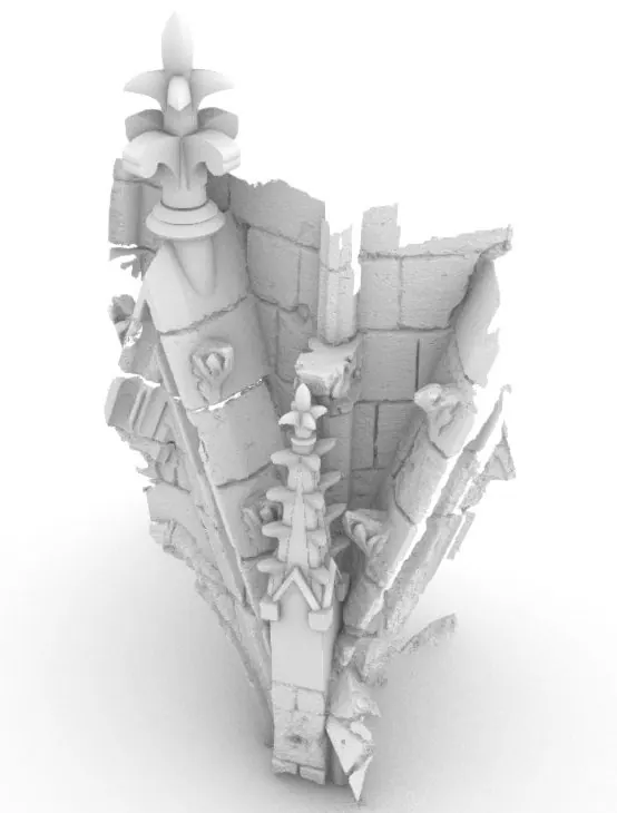 Maquette numérique des fleurons