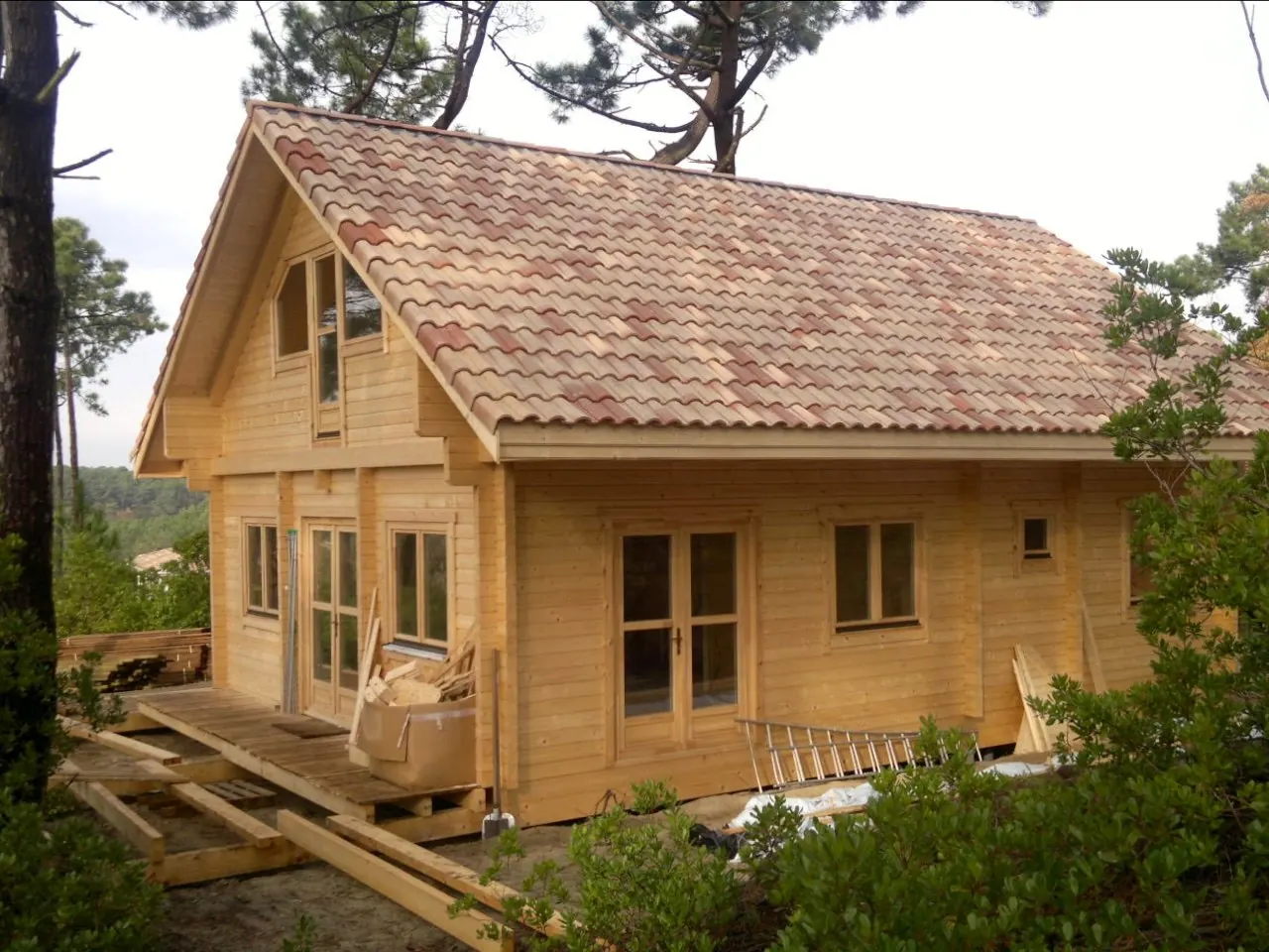 Le chalet couvert, mi-décembre