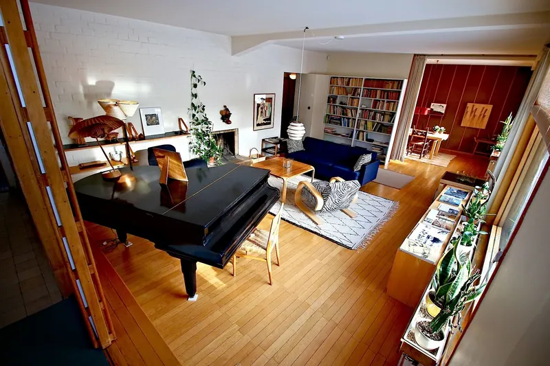 Helsinki · maison Aalto (Alvar Aalto, 1936), le séjour