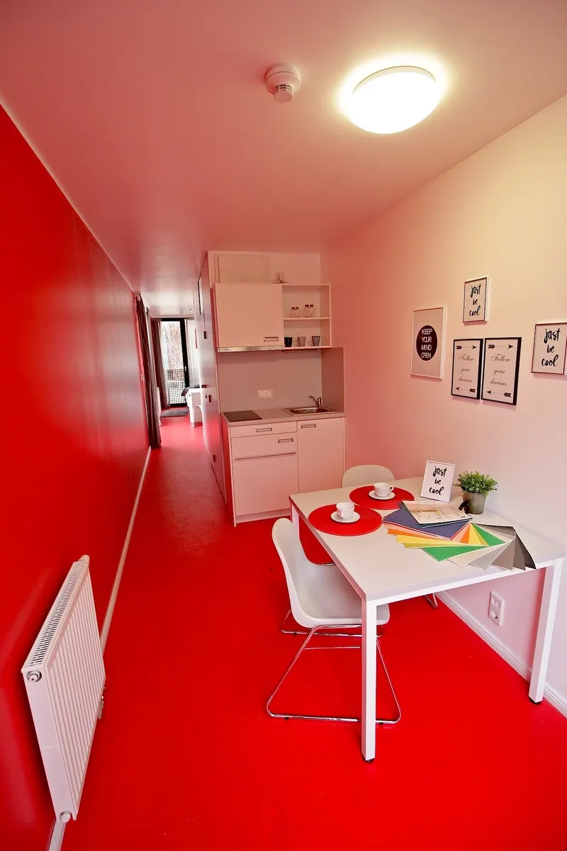 Résidence en conteneurs · un logement