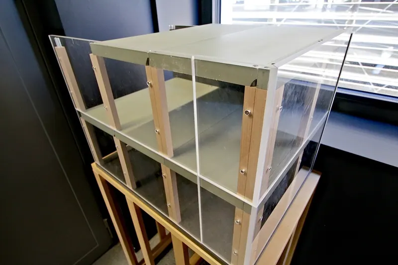 LifeCycle Tower · maquette du système constructif