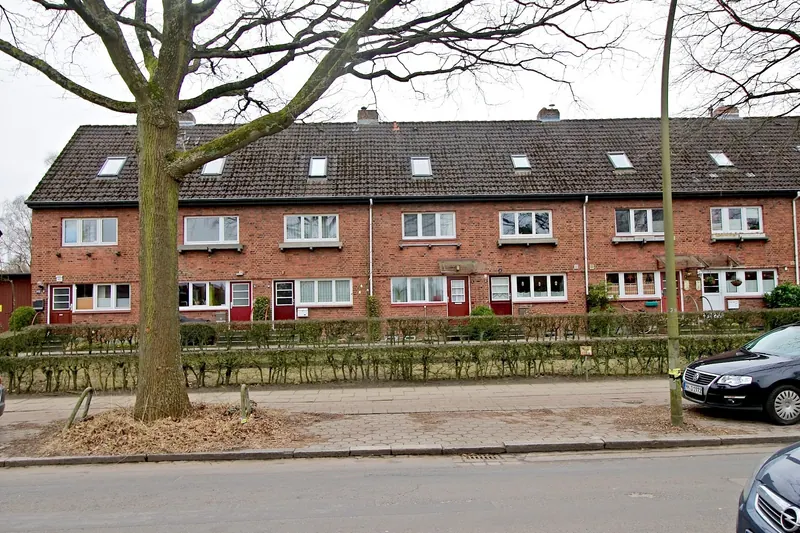 Hambourg · maisons en bande de brique