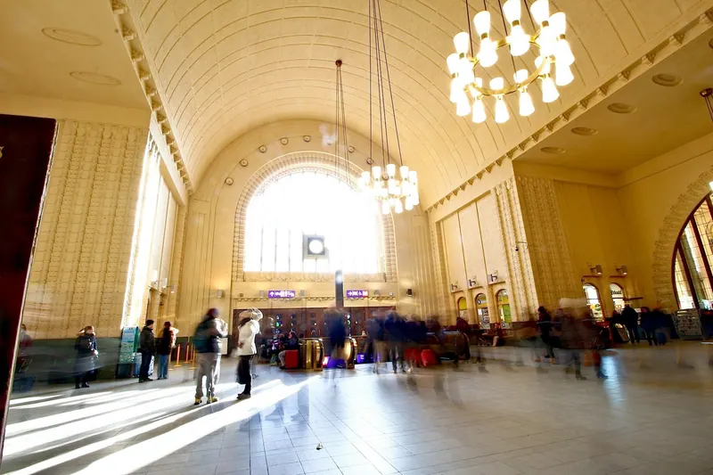Gare centrale · le grand hall