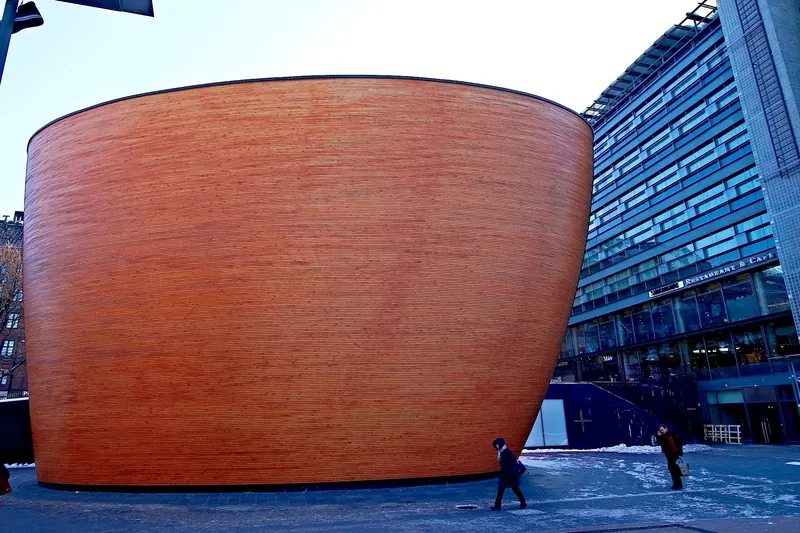 Helsinki · chapelle du silence de Kamppi (K2S, 2012)