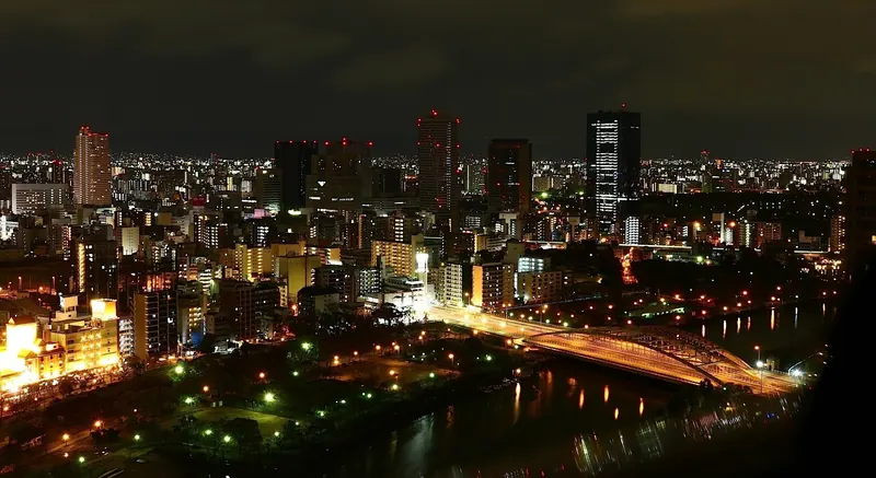 Osaka · la nuit