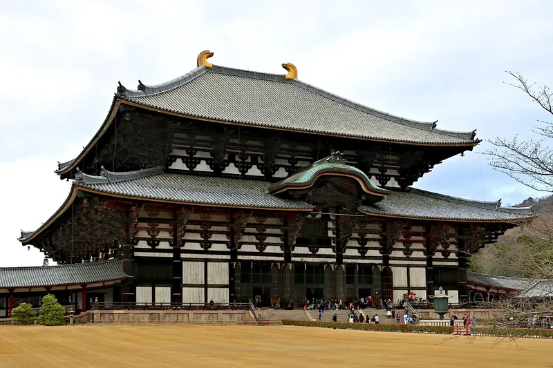 Nara · Tōdai-ji, halle du Grand Bouddha (Daibutsuden), 1709