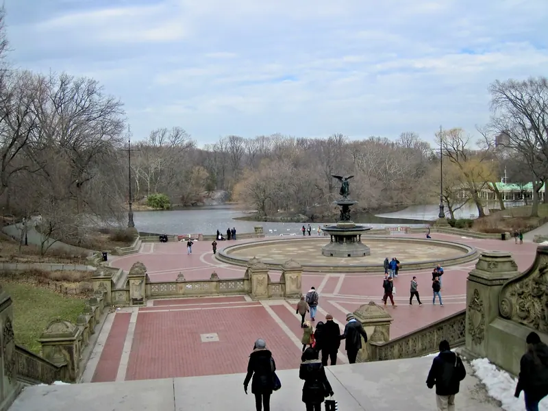 Central Park · Bethesda Terrace, Vaux et Mould, années 1860