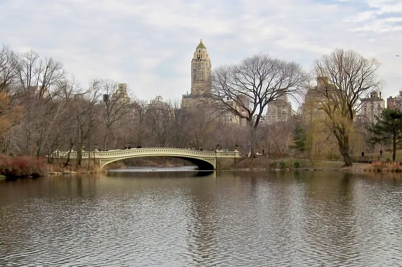 Central Park · Bow Bridge, Calvert Vaux, 1862
