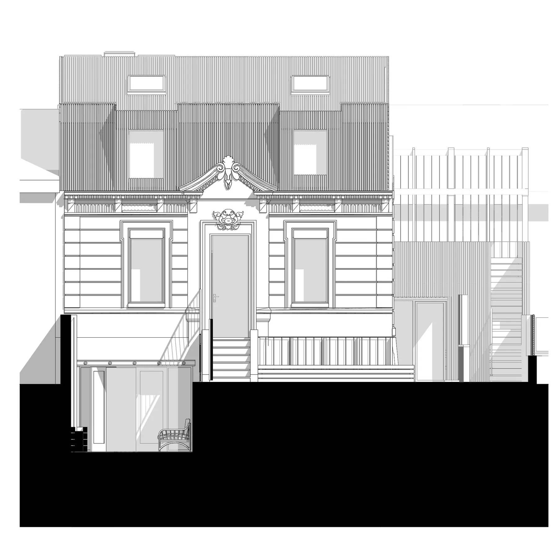 Façade nord · 1:50