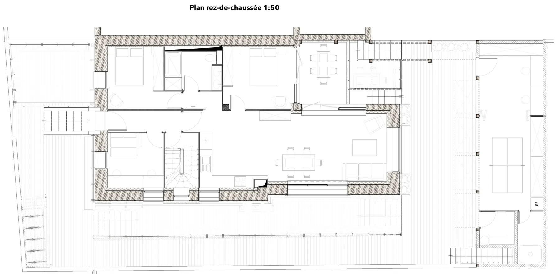 Plan du rez-de-chaussée · 1:50